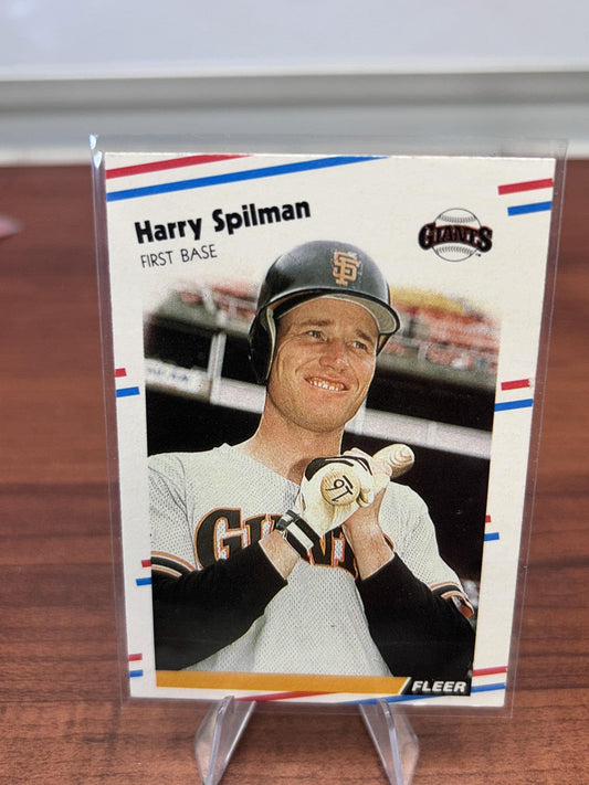 Harry Spilman 1988 Fleer #97 San Francisco Giants