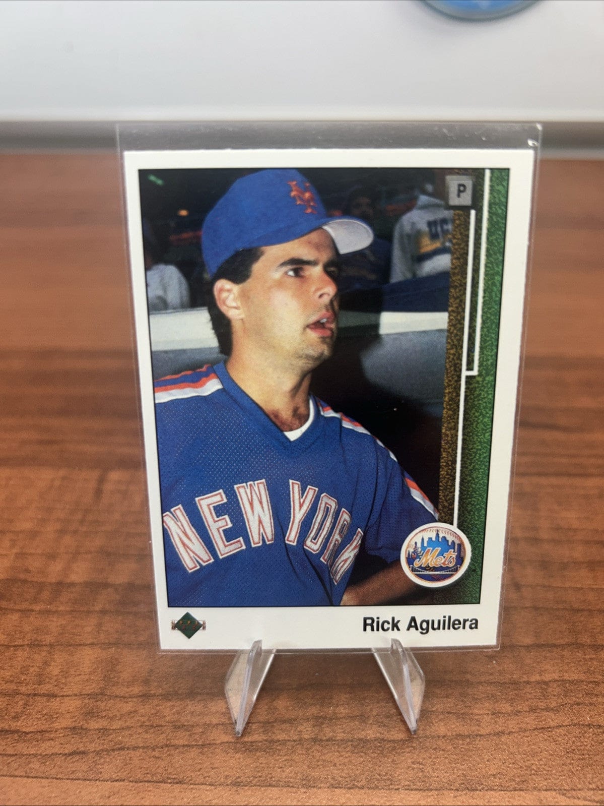 Rick Aguilera 1989 Upper Deck New York Mets Baseball Card #563