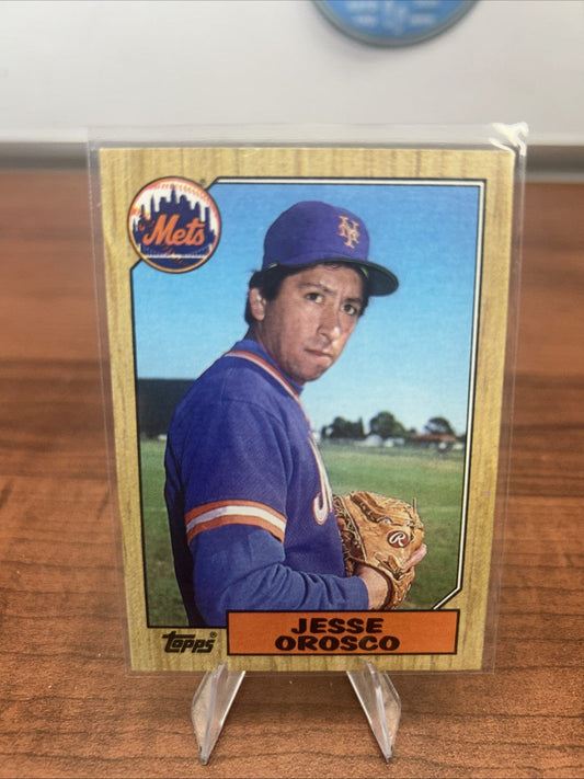 1987 Topps #704 JESSE OROSCO New York Mets