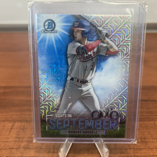 Robert Hassell 2023 Bowman Sights on September Mojo Refractor #SOS-13