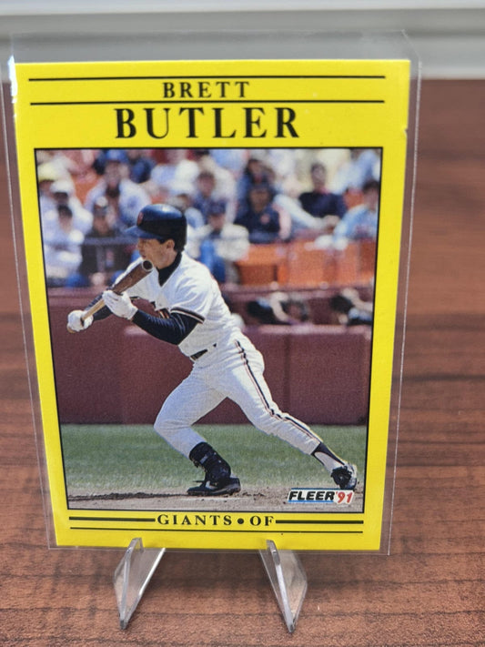 Brett Butler 1991 Fleer #257 San Francisco Giants