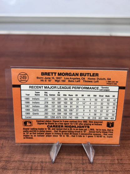 Brett Butler 1990 Donruss #249 San Francisco Giants