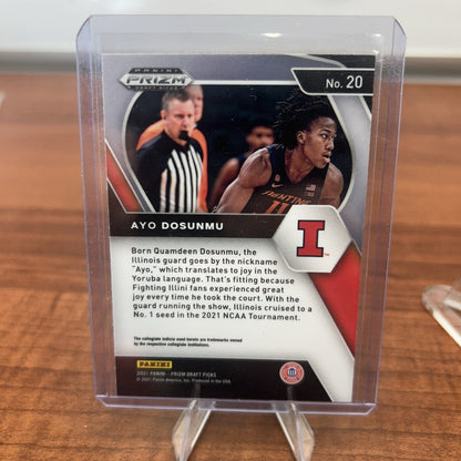 2021 Ayo Dosunmu (RC) Panini PRIZM Draft Picks ROOKIE Chicago Bulls
