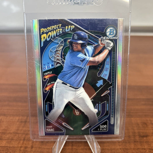 Xavier Isaac 2024 Bowman Chrome Prospect Power-Up Insert Card #PP-15 T