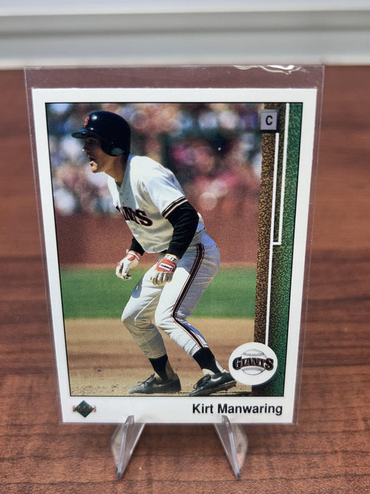 Kirt Manwaring 1989 Upper Deck #500 San Francisco Giants